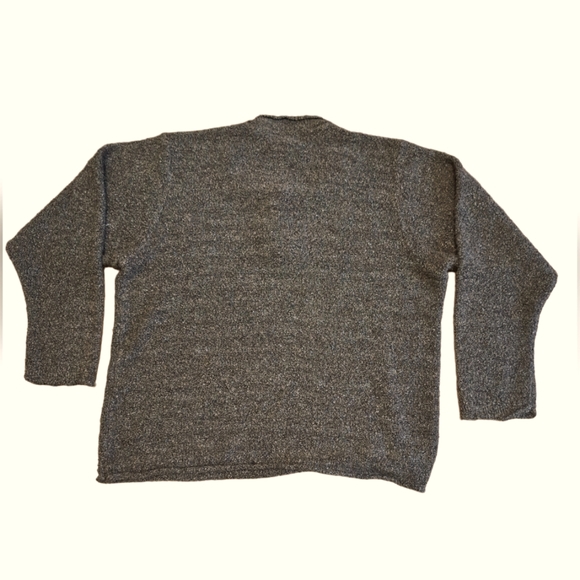 Coldwater Creek Charcoal Heather Crewneck Sweater - Picture 2 of 8